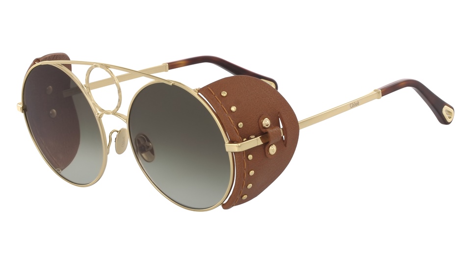 Chloé CE148SL 825 GOLD GRADIENT KHAKI | Chloé sunglasses