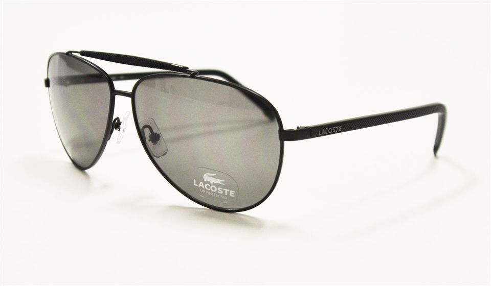 Lacoste L123S 001 Satin Black | Lacoste sunglasses from All4Eyes display picture 2