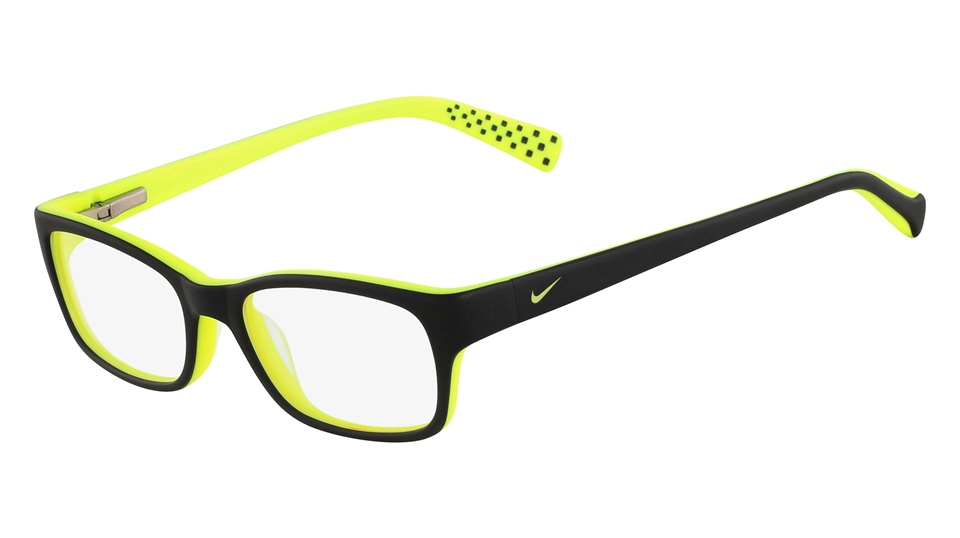 Nike Kids NK5513 020 BLACK/VOLT Nike Kids glasses frames from All4Eyes